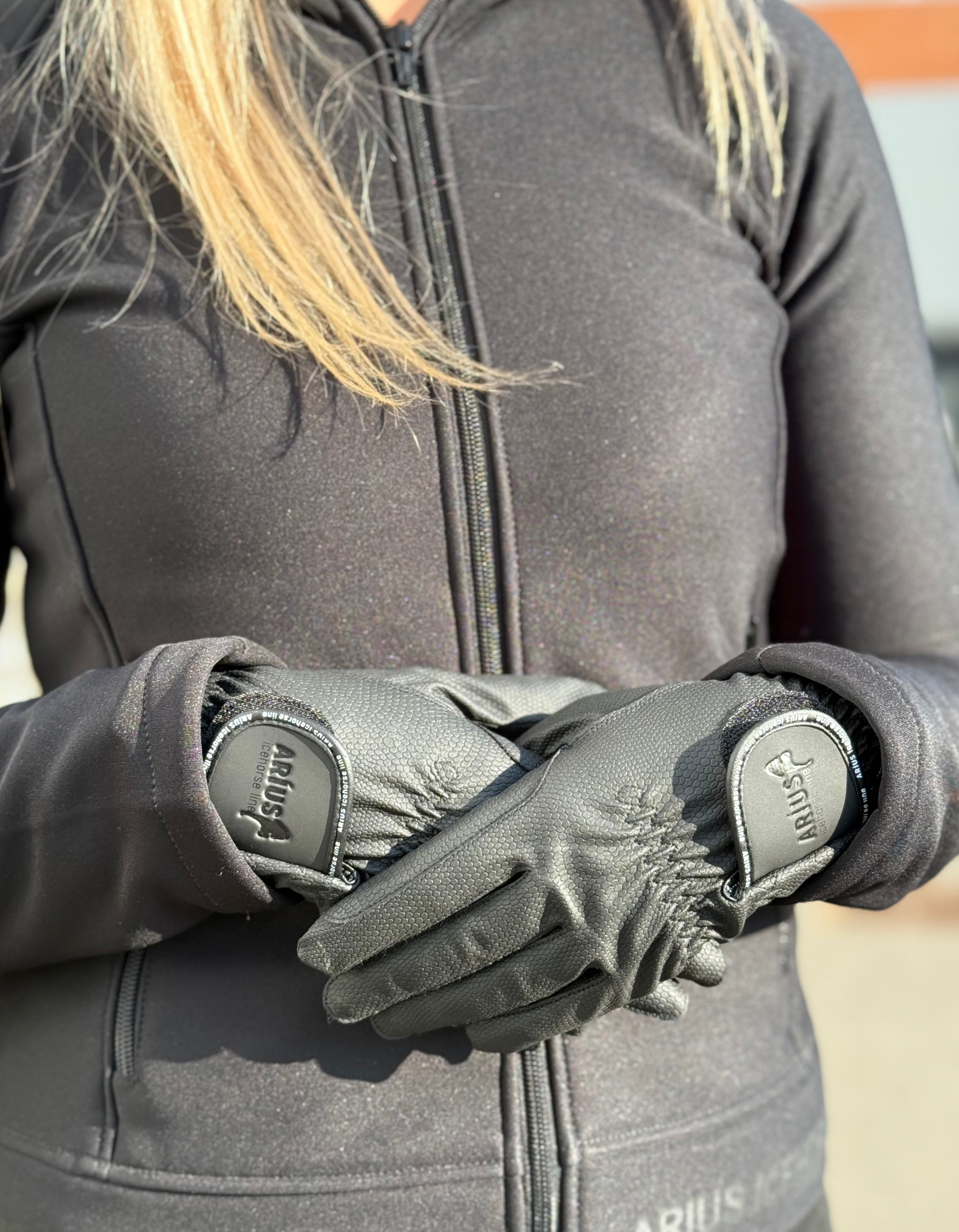 Aríus supergrip ridehandske - Aríus Icehorse Line