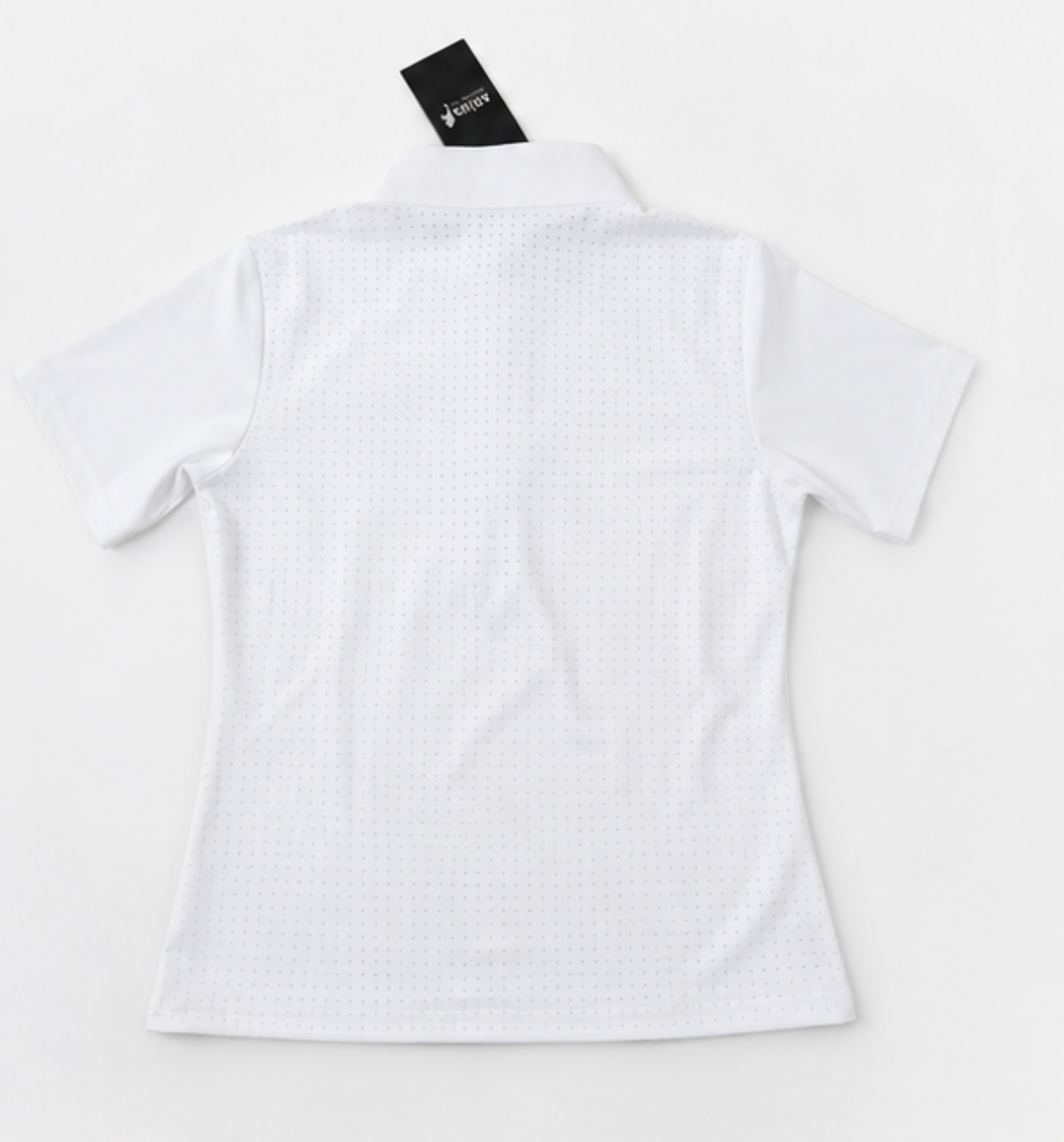 Aríus Swarovski stævnebluse, hvid