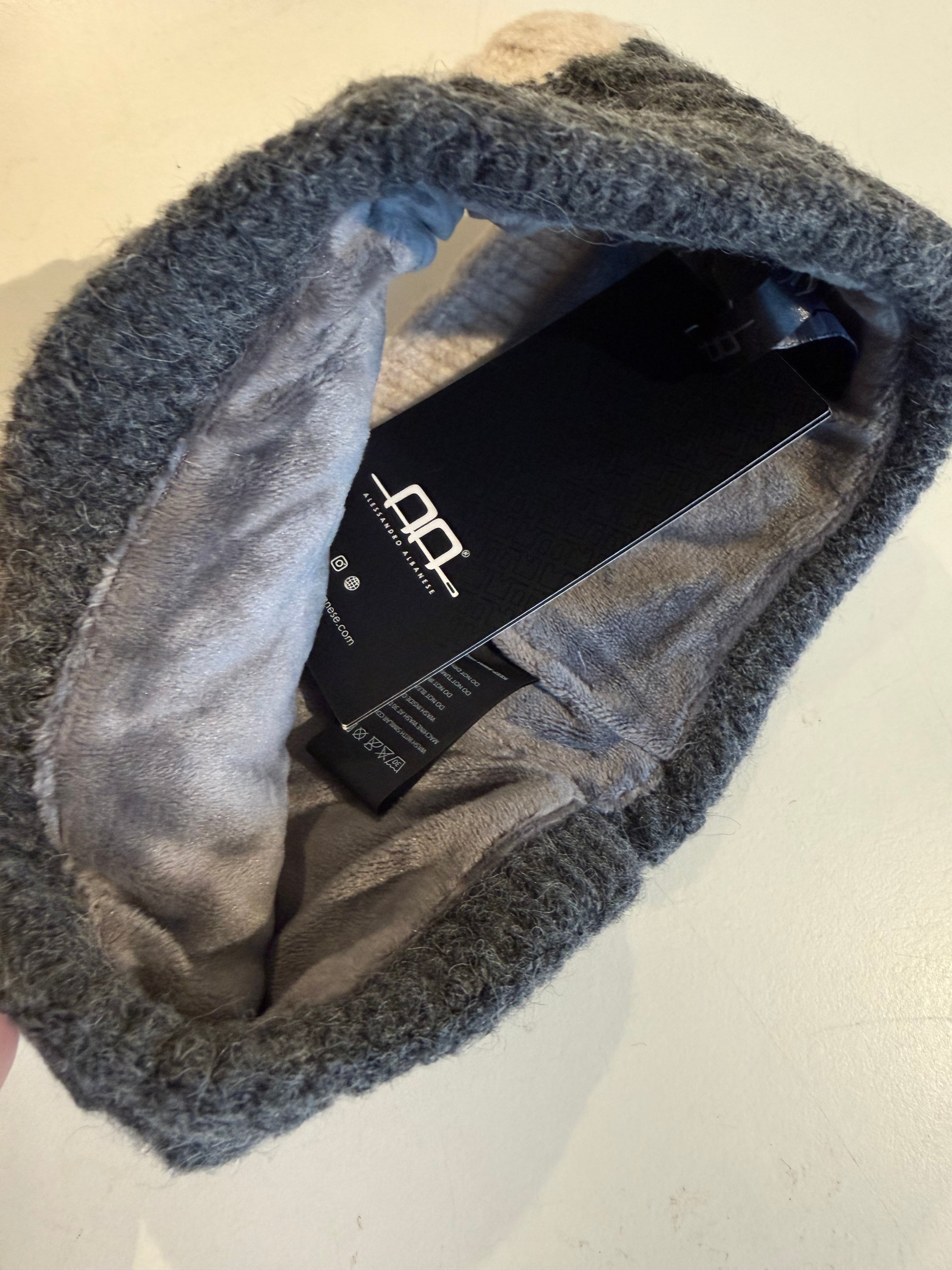 AA platinum monogram headband