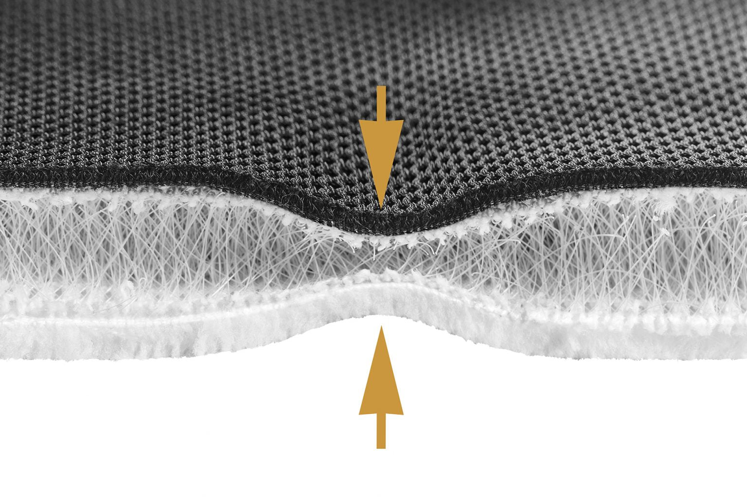 Quittpad sadelformet underlag “wave icelandic” quickdry - Aríus Icehorse Line