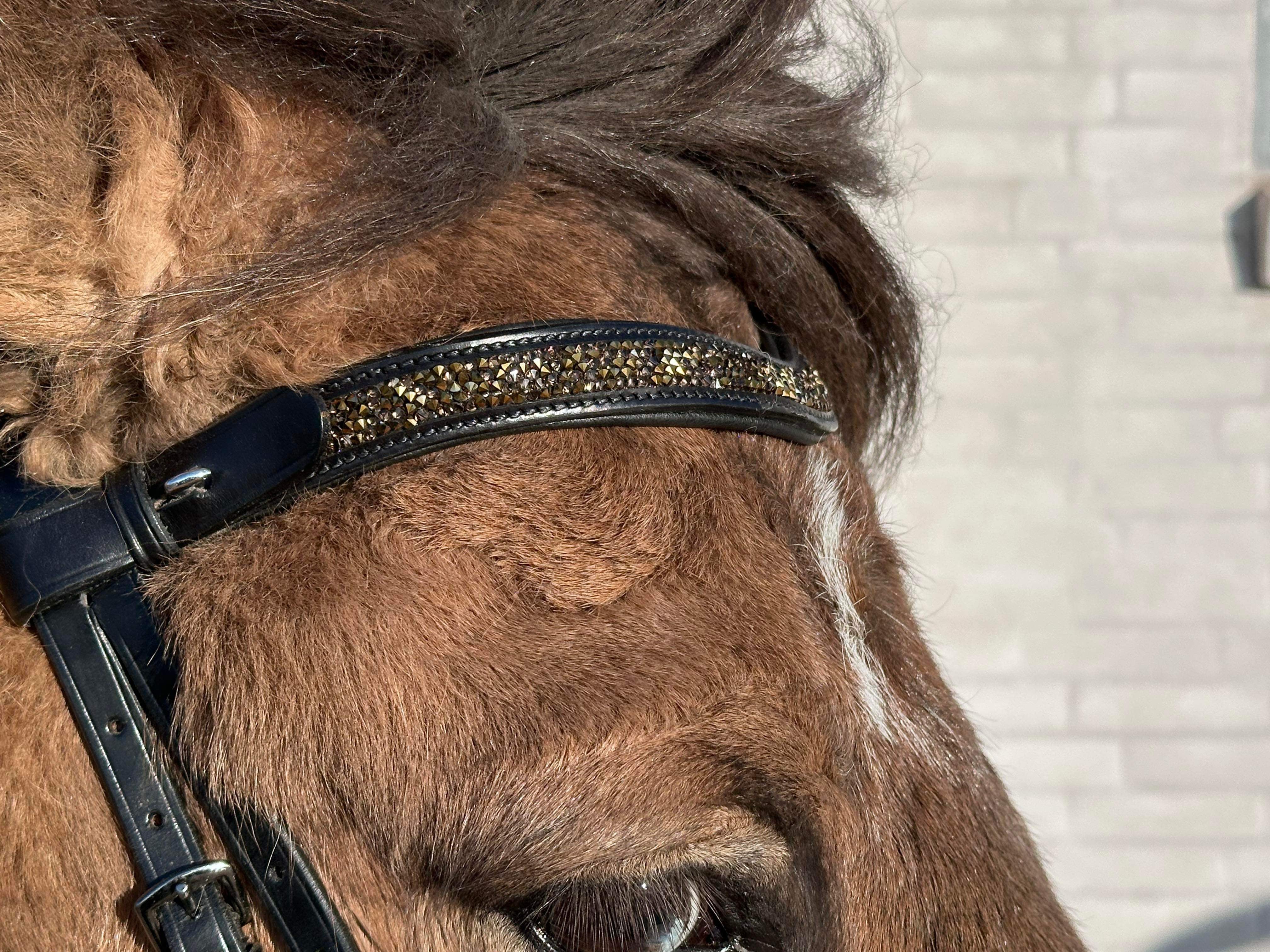 PH deluxe pandebånd rockcrystal gold - Aríus Icehorse Line