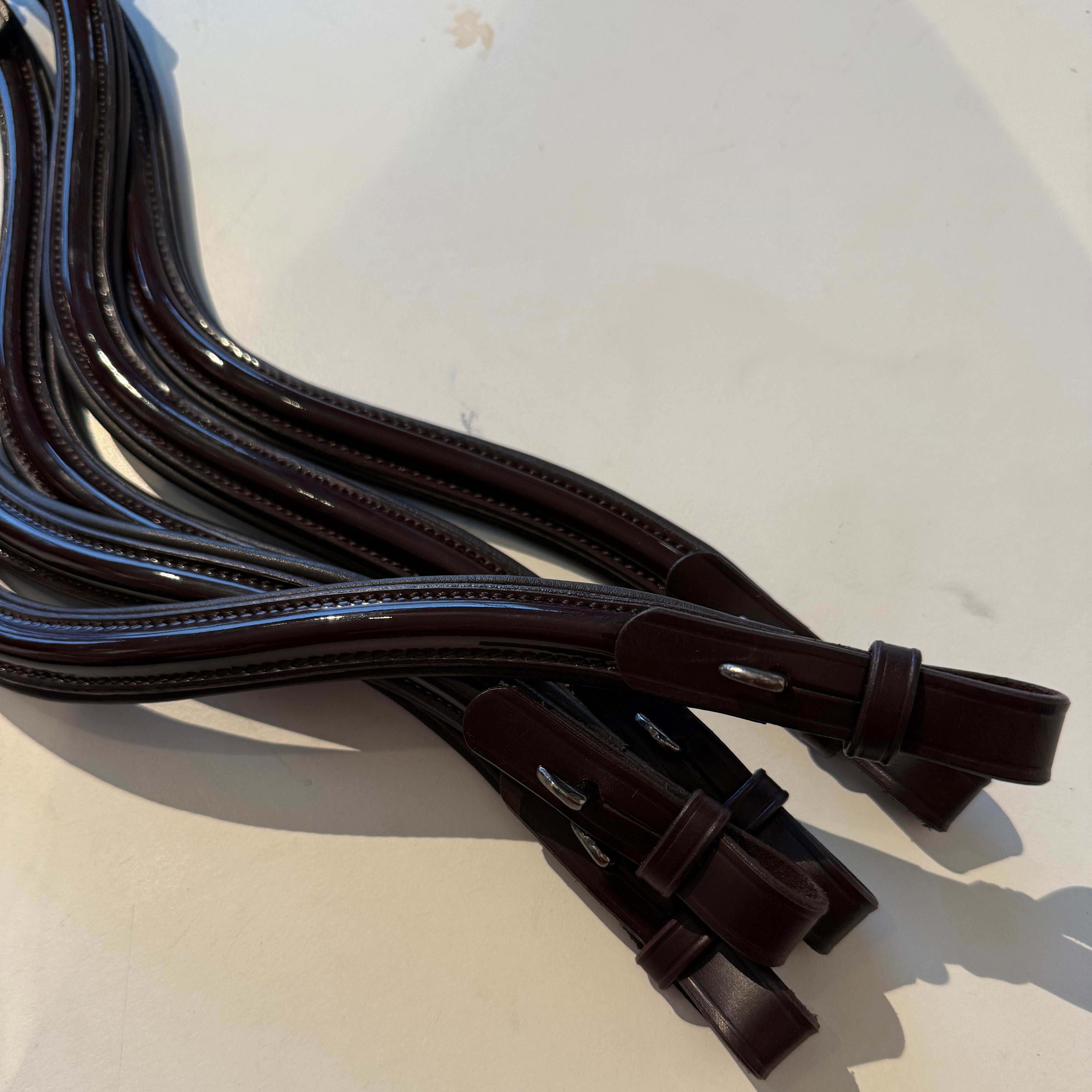 PH deluxe pandebånd plain shine Brown - Aríus Icehorse Line