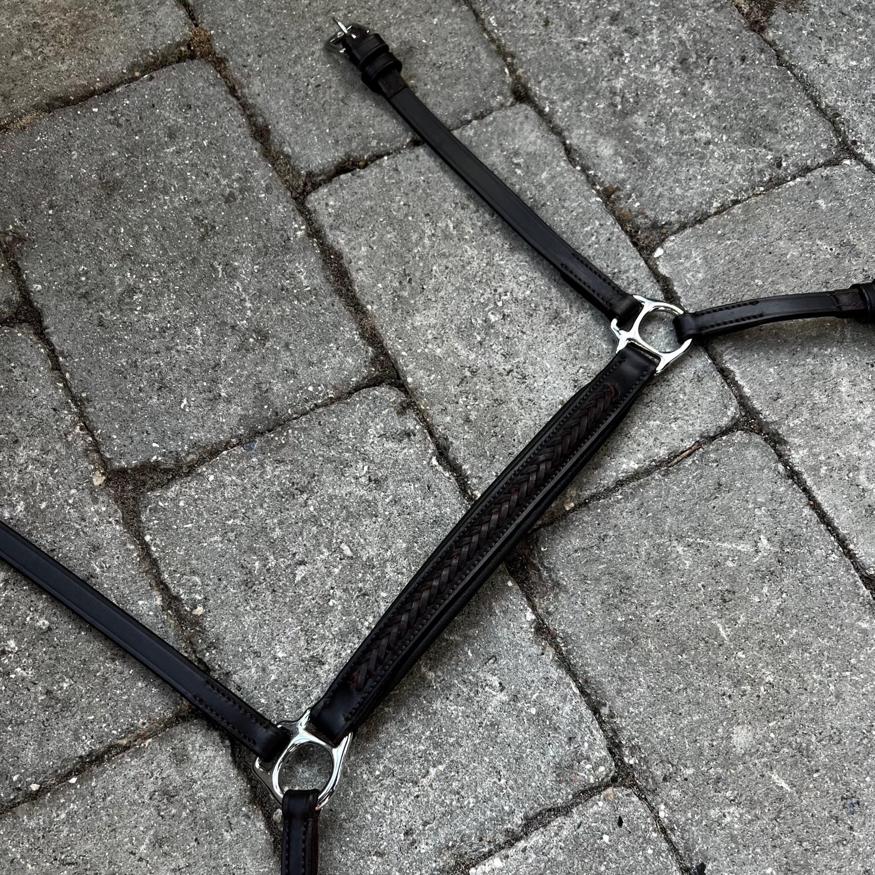 PH deluxe hannoveransk næserem braid exclusive brown - Aríus Icehorse Line