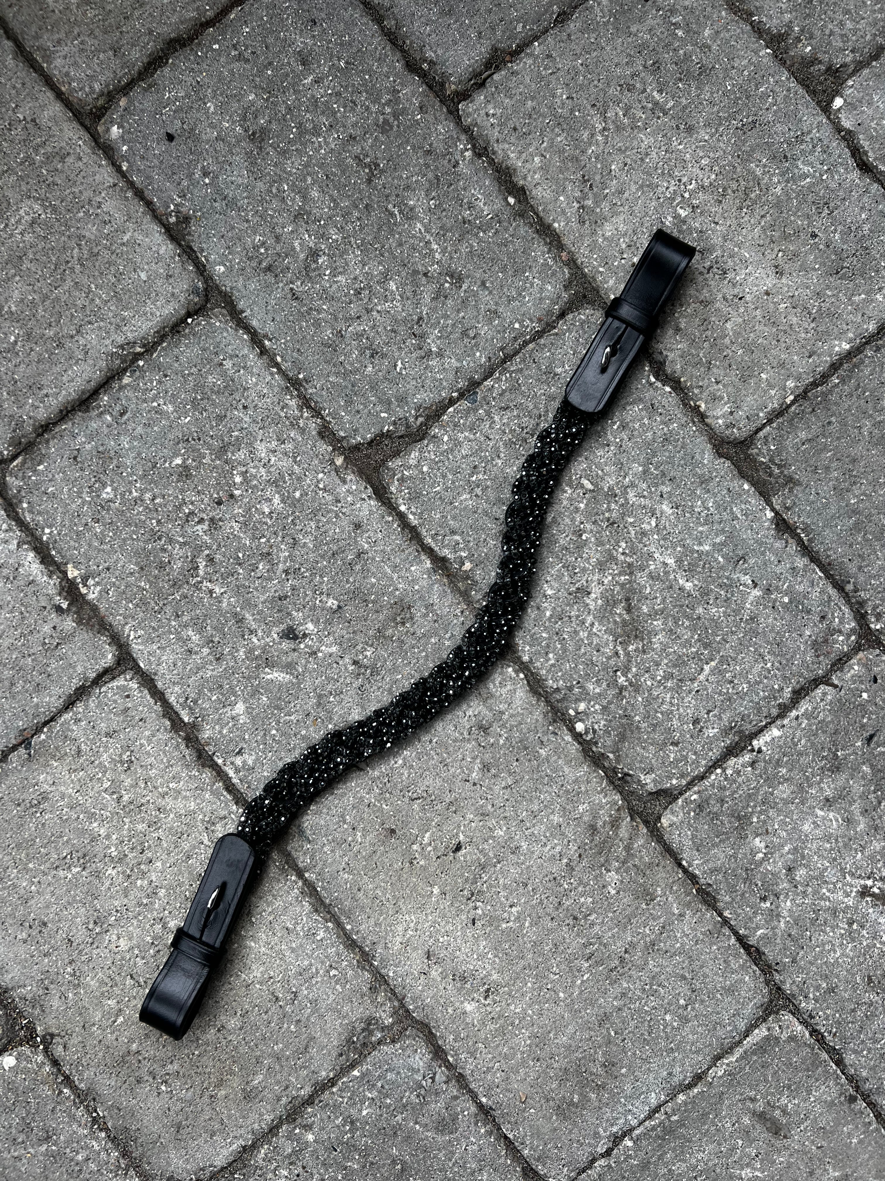 PH deluxe pandebånd diamond braid black - Aríus Icehorse Line
