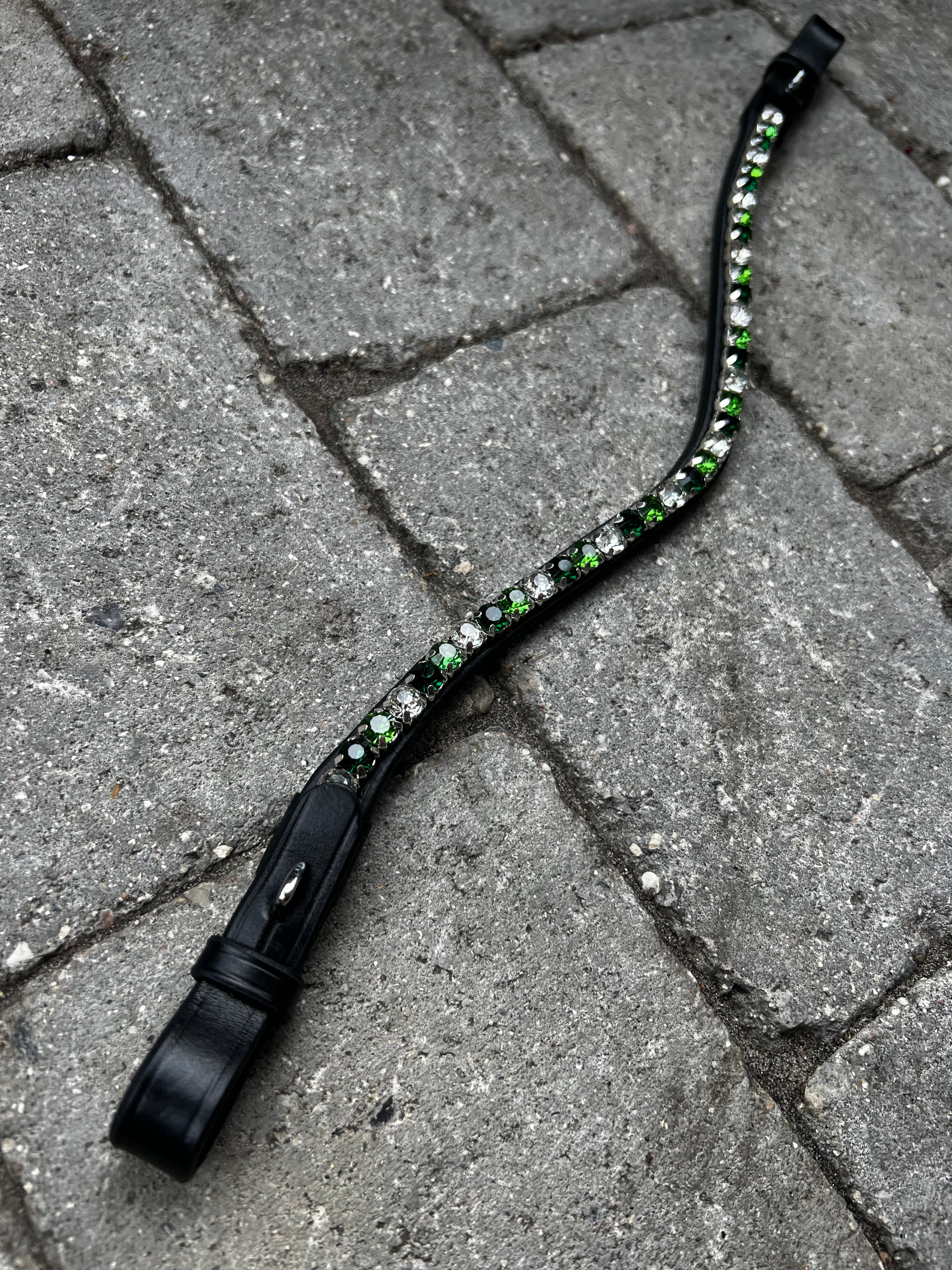 PH deluxe pandebånd “DIAMOND fine” green - Aríus Icehorse Line