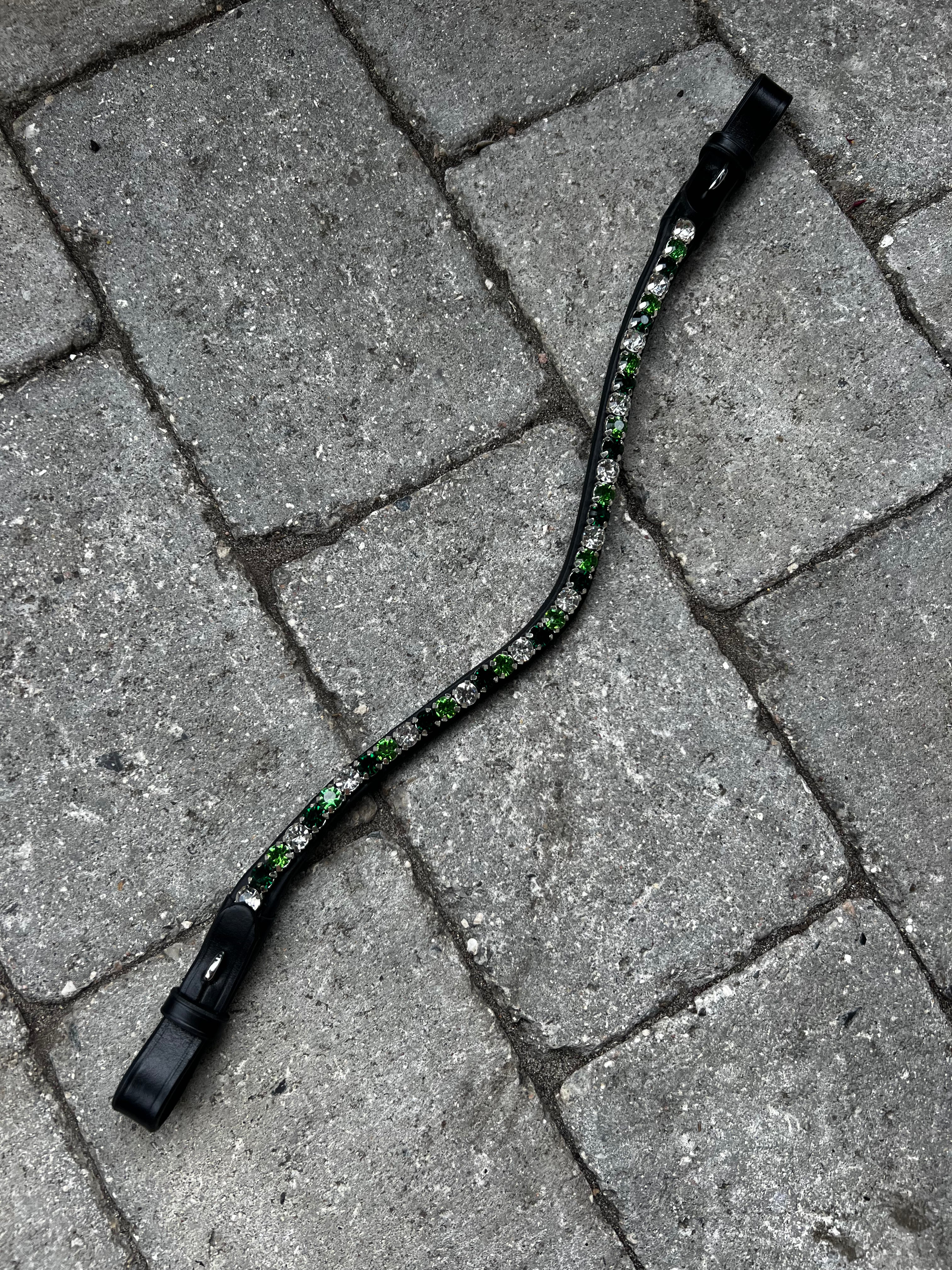 PH deluxe pandebånd “DIAMOND fine” green - Aríus Icehorse Line