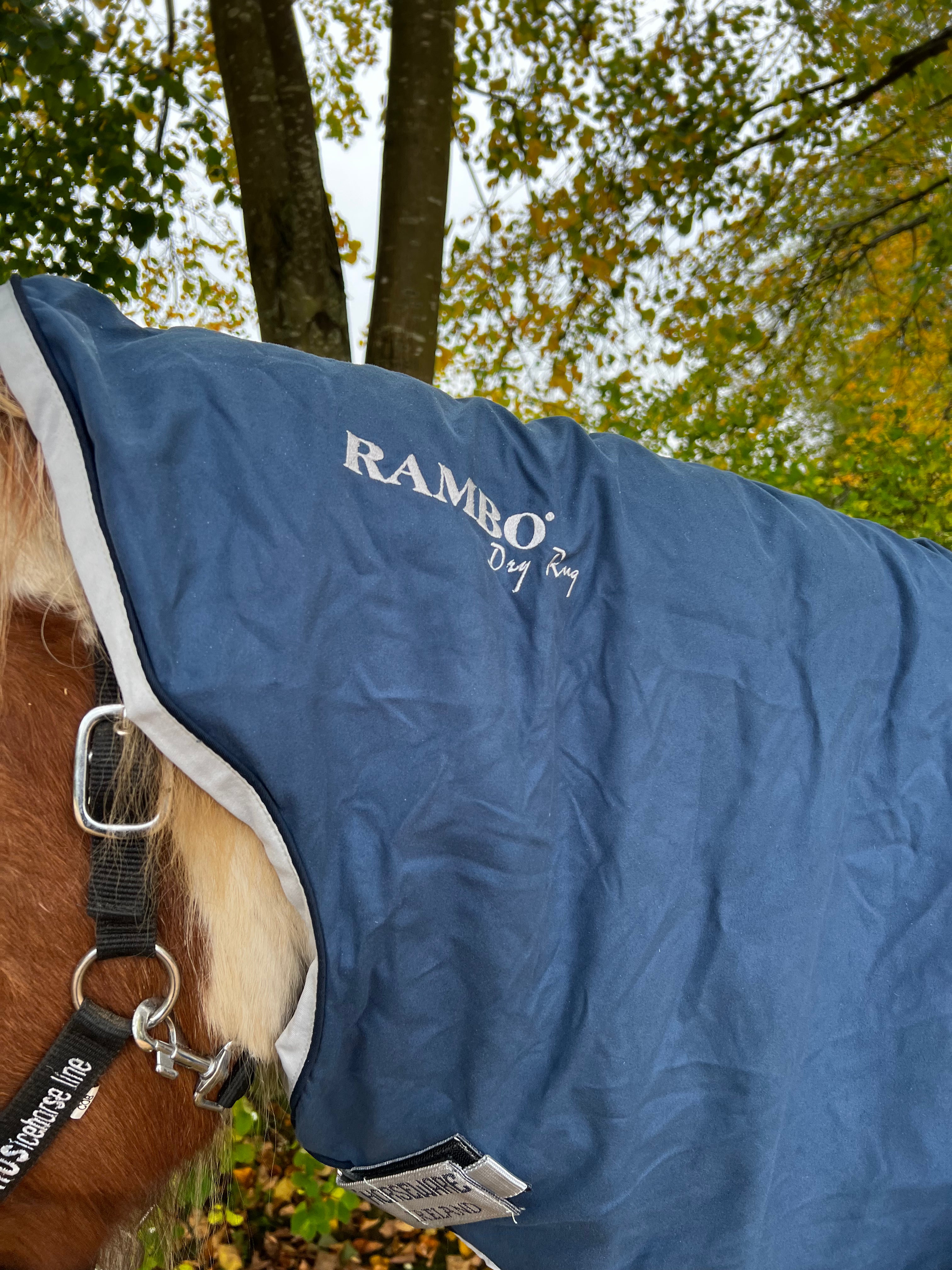 Horseware Rambo Dry Rug SUPREME, blå - Aríus Icehorse Line