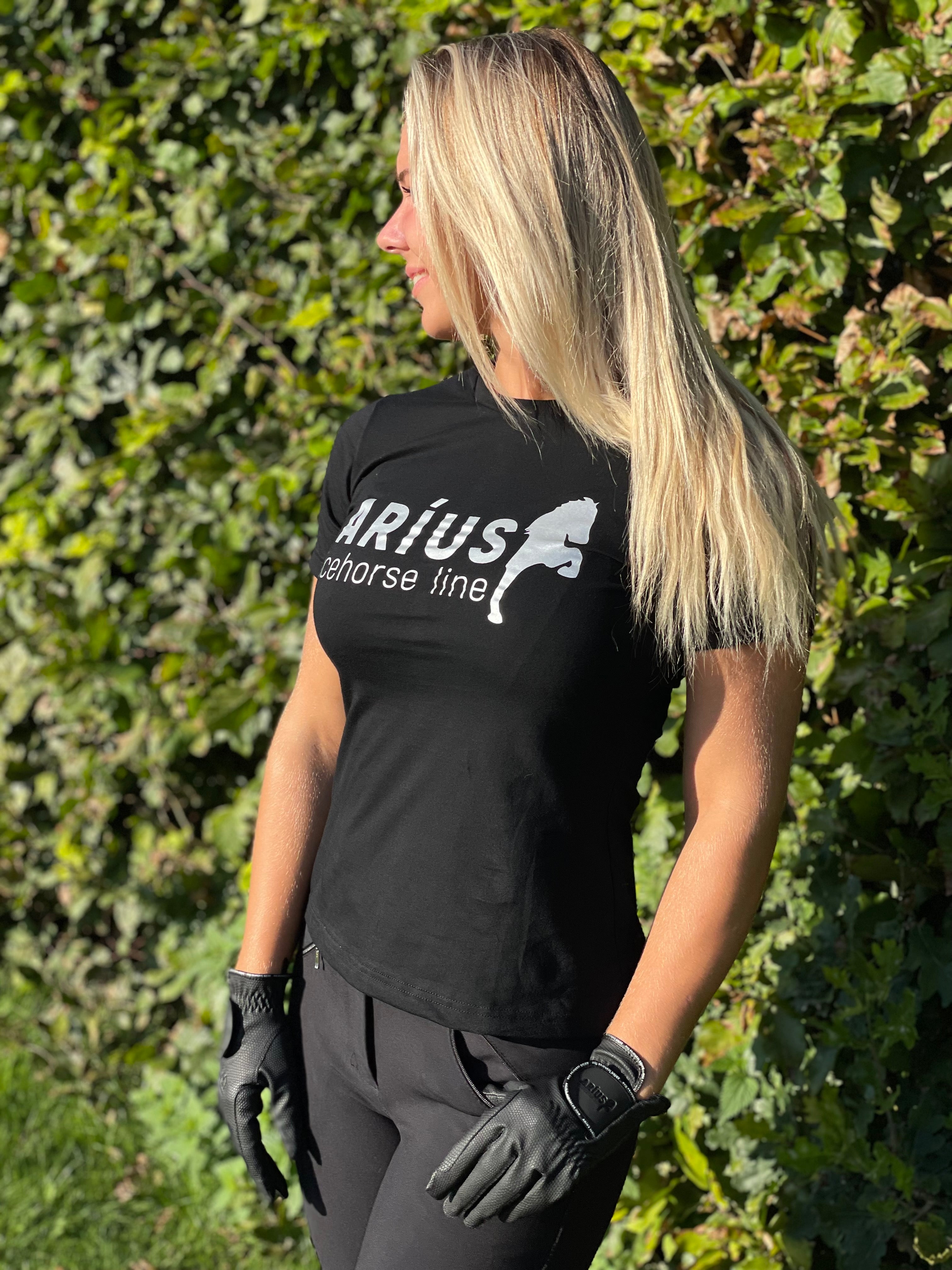 Aríus t-shirt kortærmet, logo front - Aríus