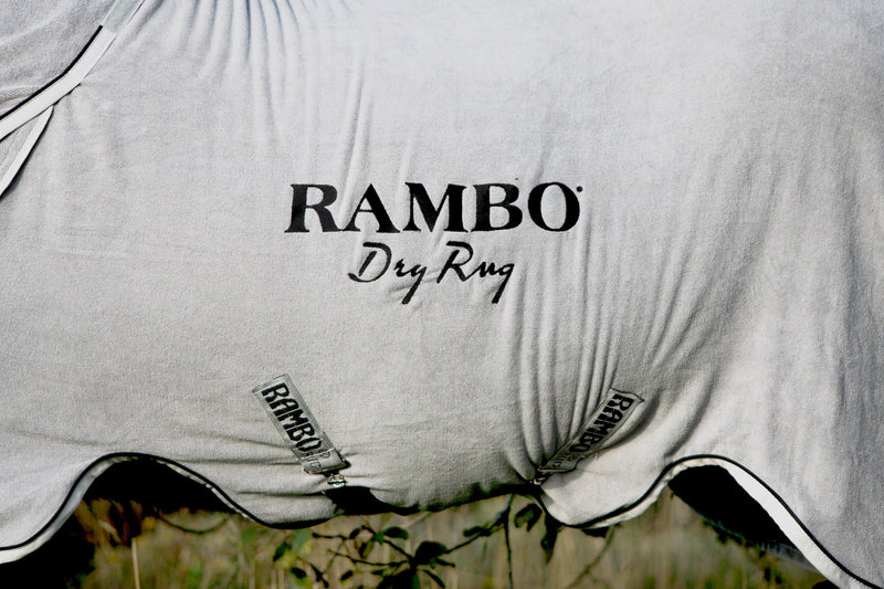 Horseware Rambo Dry Rug microfibre, gråt eller blåt - Aríus