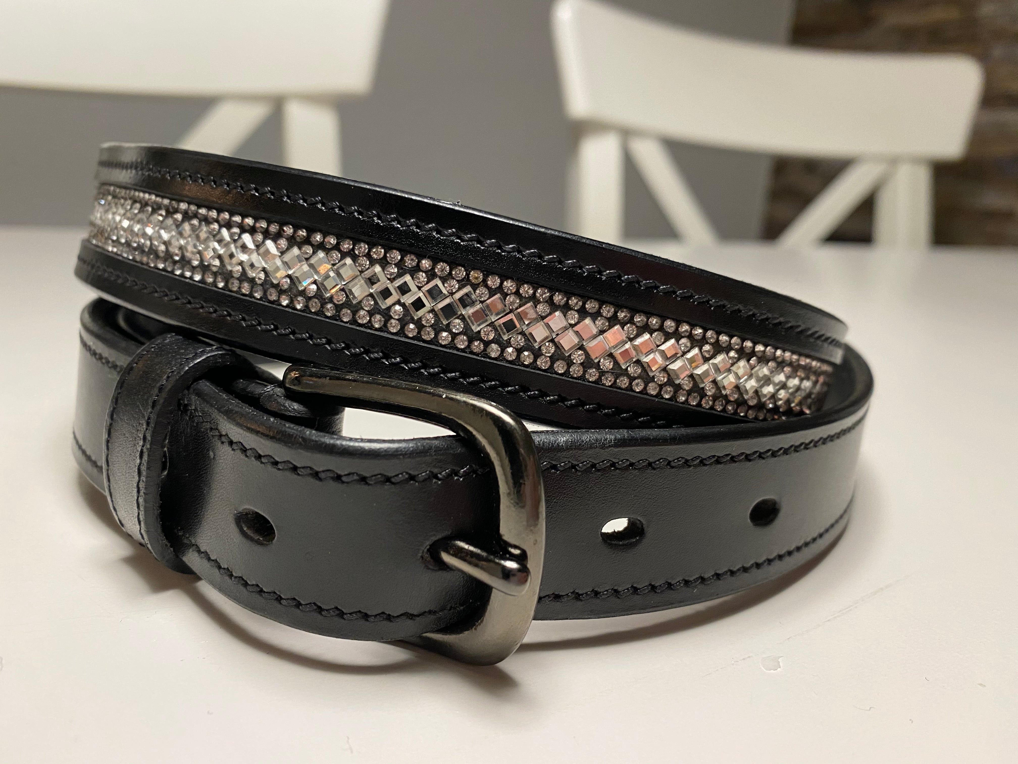 Aríus bælte med glitter swarovski - Aríus