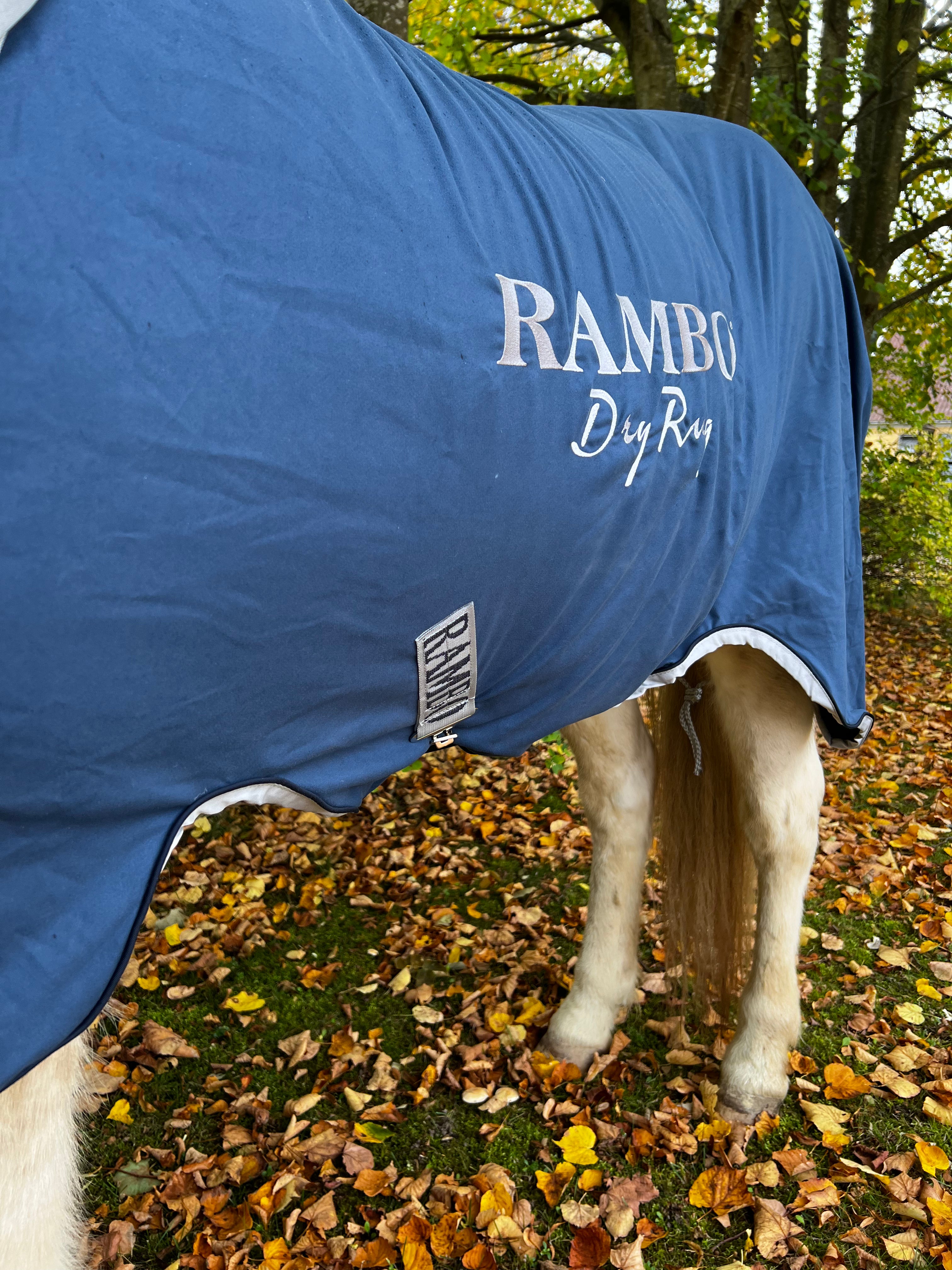 Horseware Rambo Dry Rug SUPREME, blå - Aríus Icehorse Line