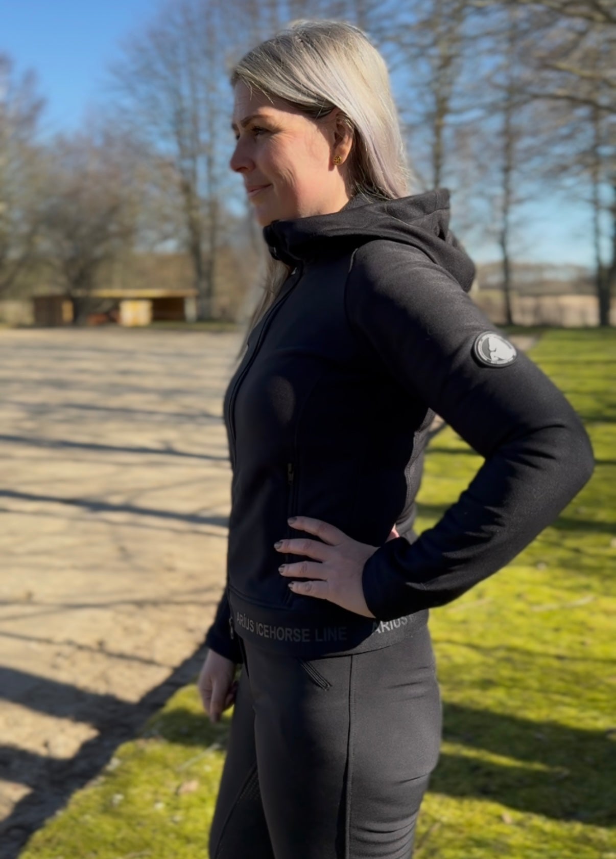 Aríus hooded fleece - Aríus Icehorse Line
