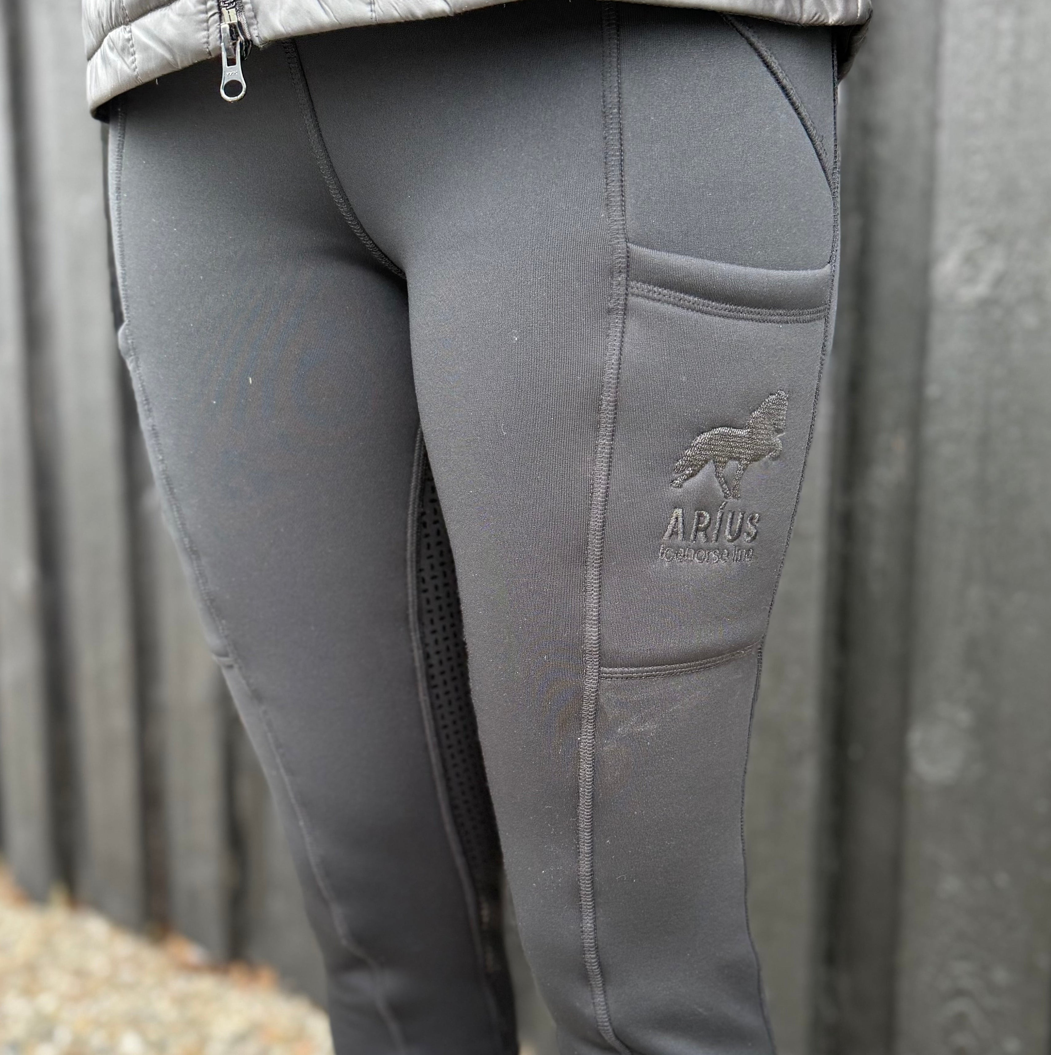 Aríus vinter bamsetights ridebukser fullgrip - Aríus Icehorse Line
