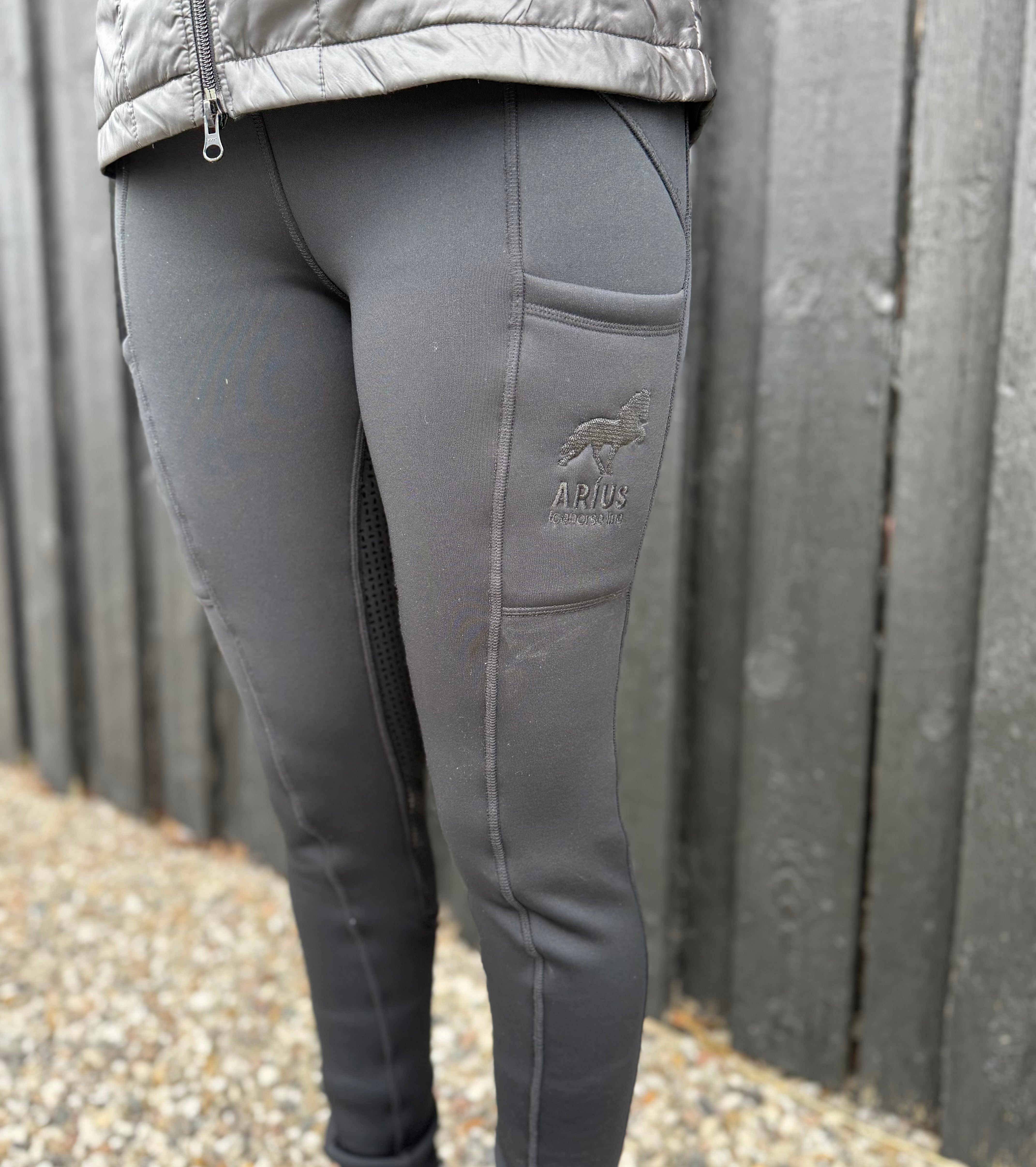 Aríus vinter bamsetights ridebukser fullgrip - Aríus Icehorse Line