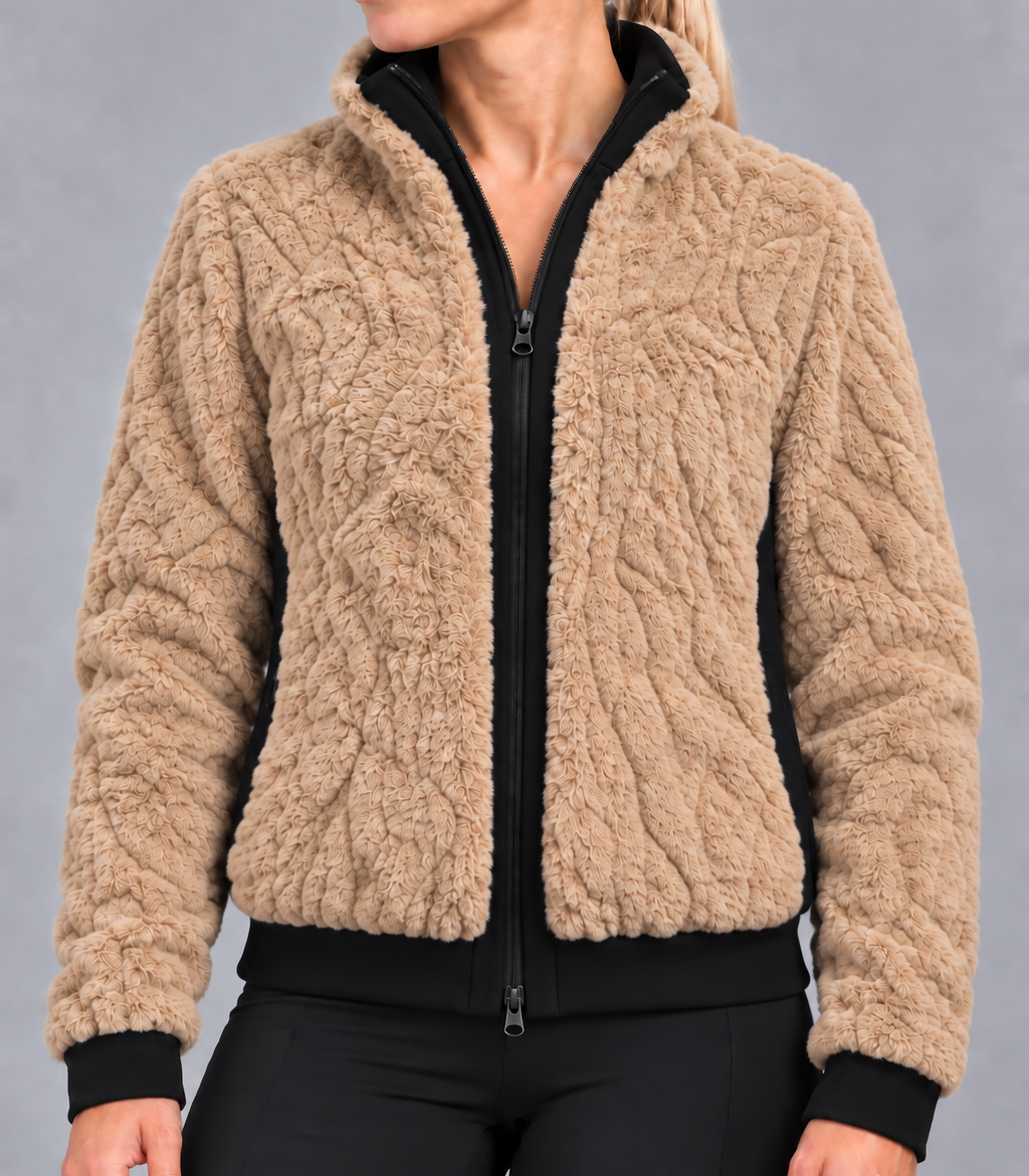 Aríus coralfleece bamsejakke