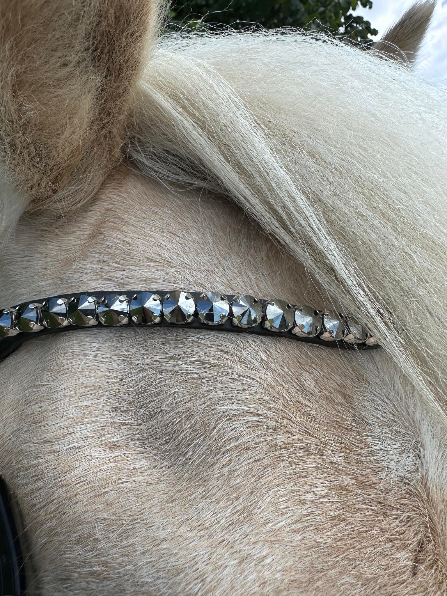 PH deluxe pandebånd “Big diamonds” silver - Aríus Icehorse Line