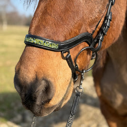 PH deluxe noseband "Anatomic" buckle green magic