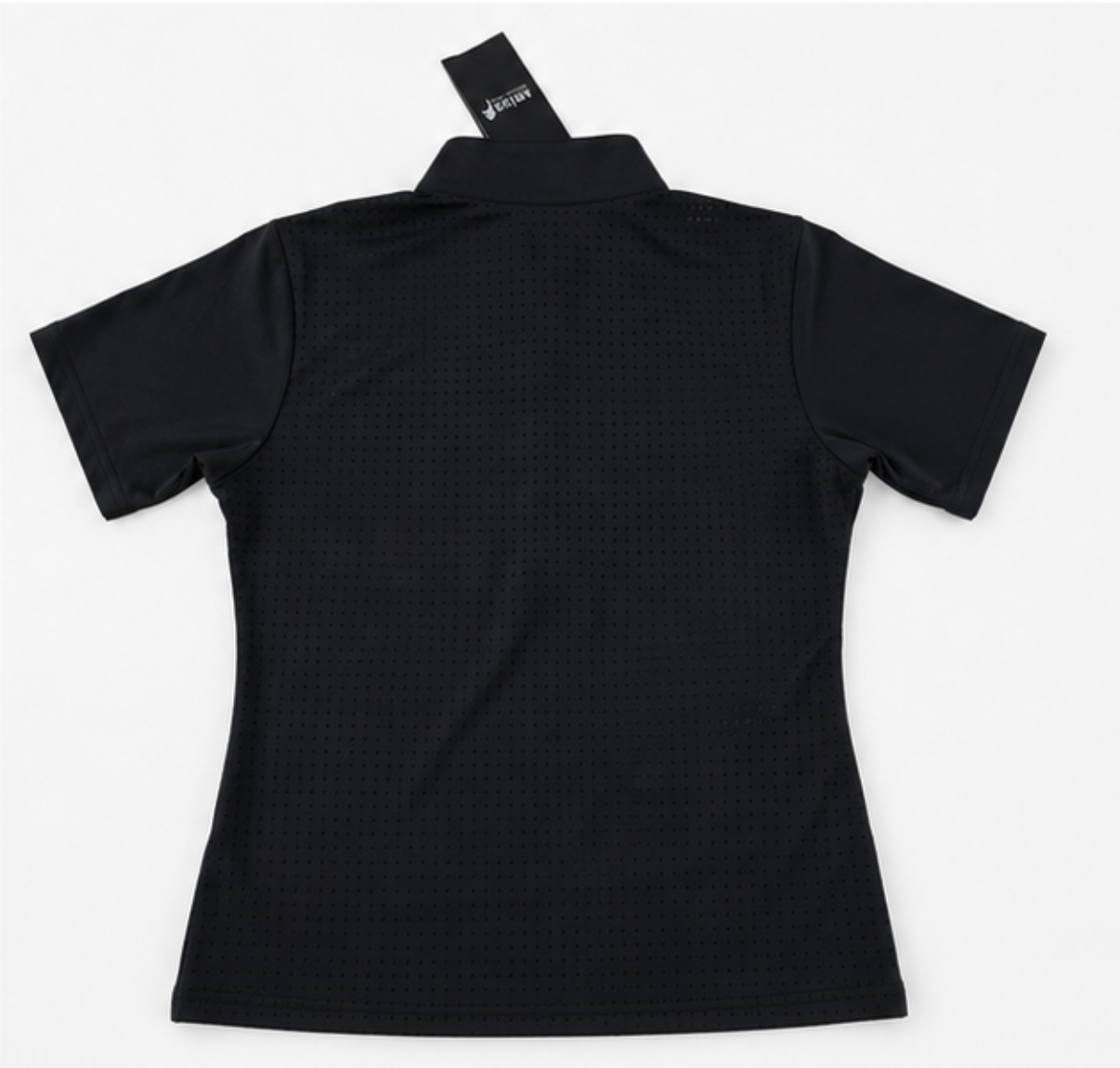 Aríus Swarovski stævnebluse, sort