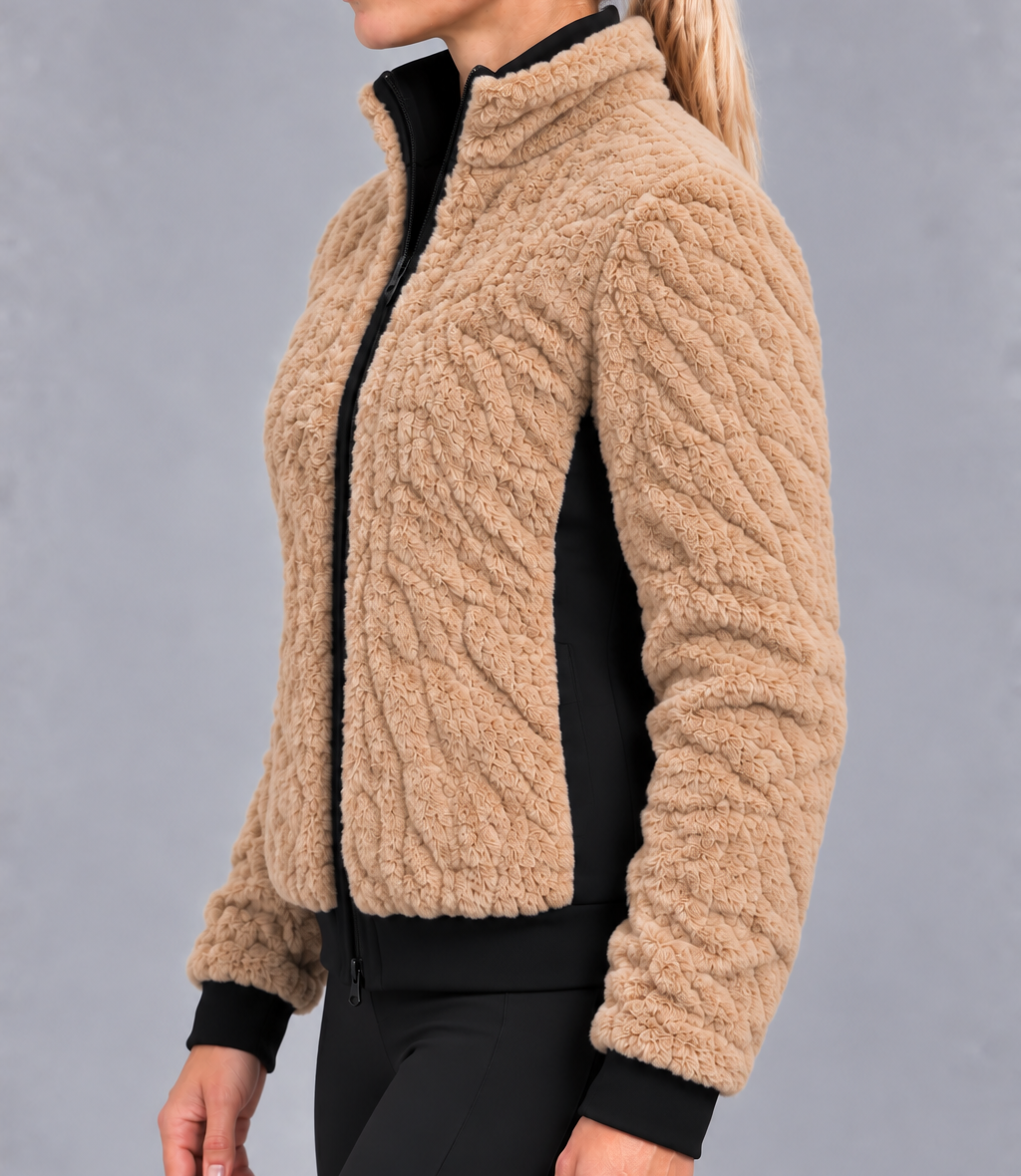 Aríus coralfleece bamsejakke