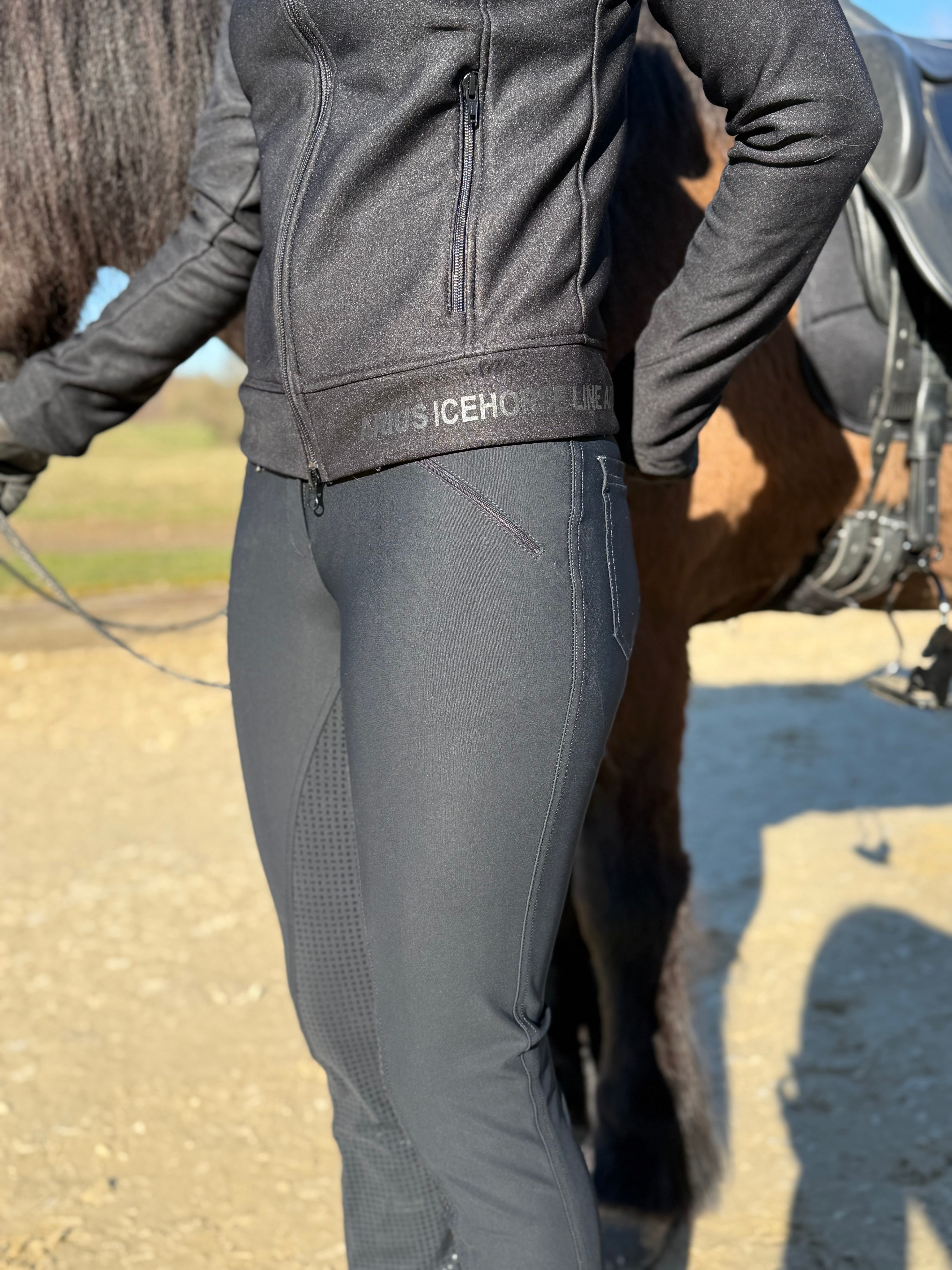 Aríus sommer softshell jodphurs ridebukser “Vasa” fullgrip - Aríus Icehorse Line