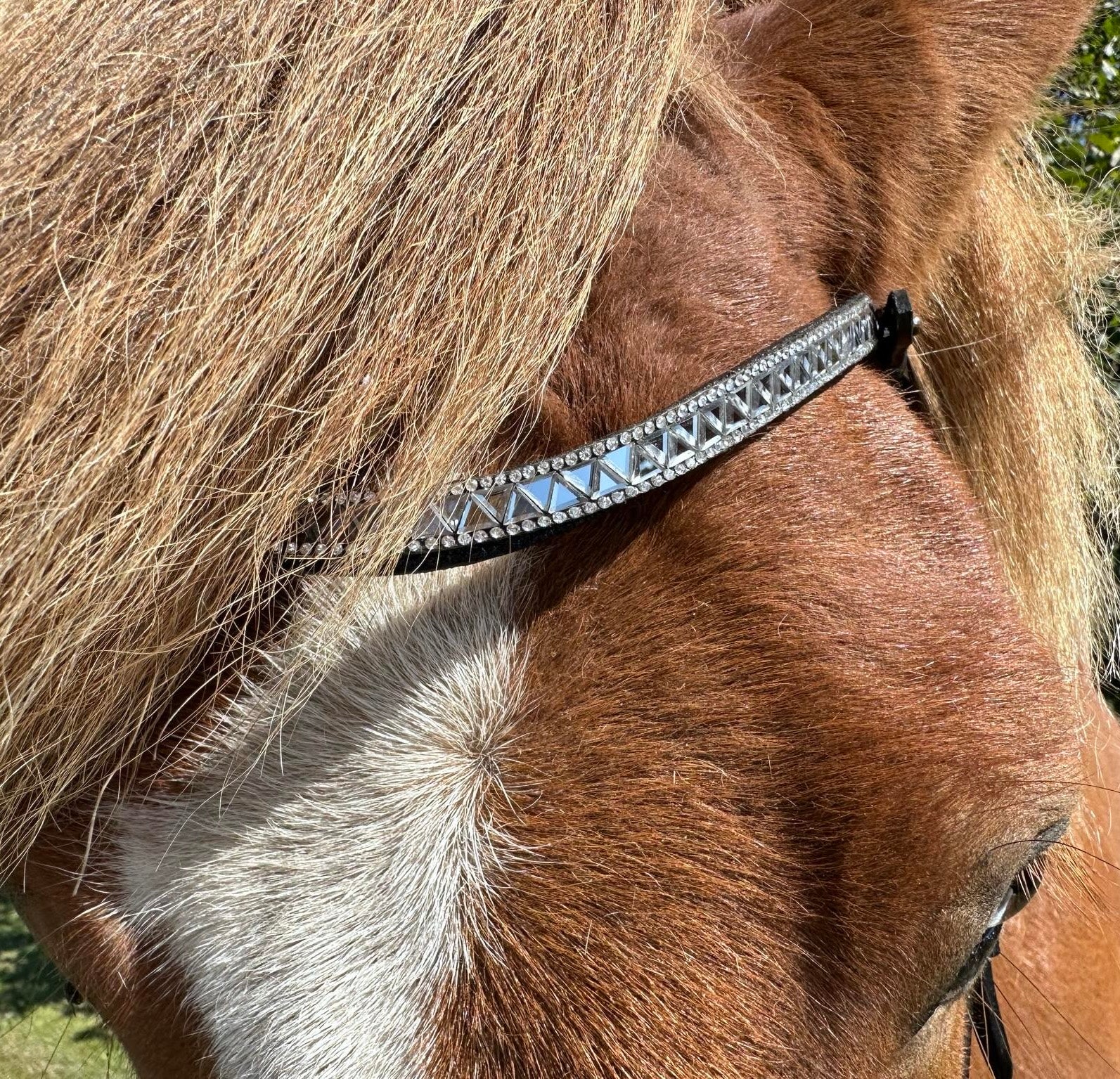 PH deluxe PANDEBÅND diamond mirror silver - Aríus Icehorse Line