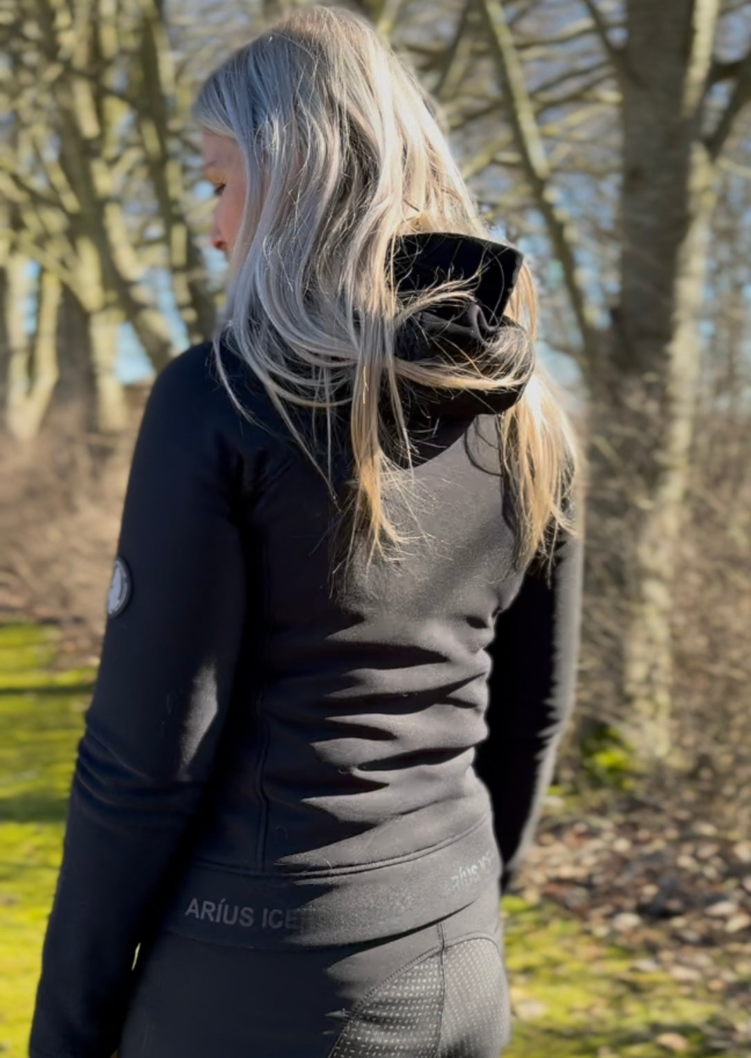 Aríus hooded fleece - Aríus Icehorse Line