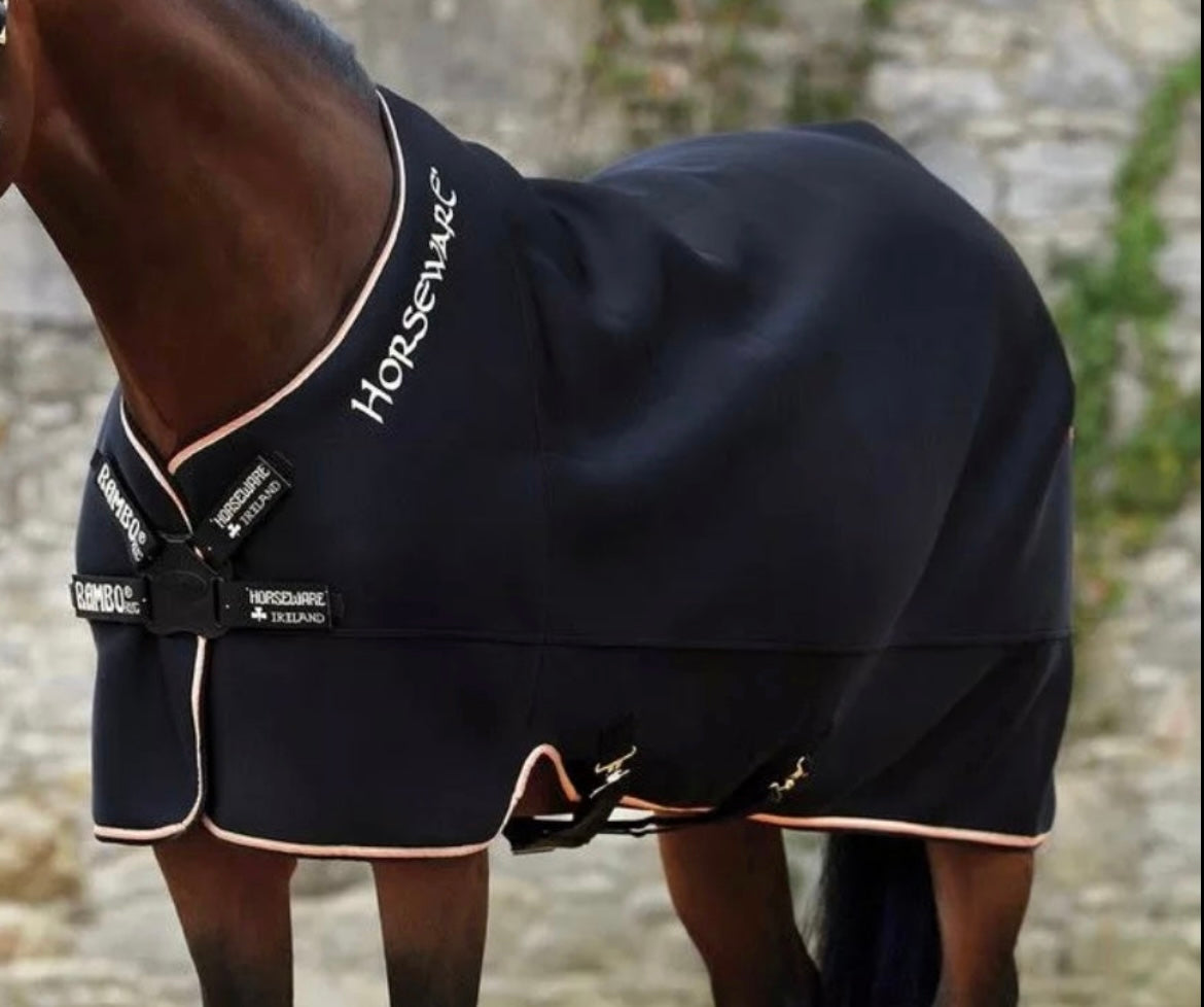 Horseware Rambo Airmax cooler dækken sort - Aríus Icehorse Line