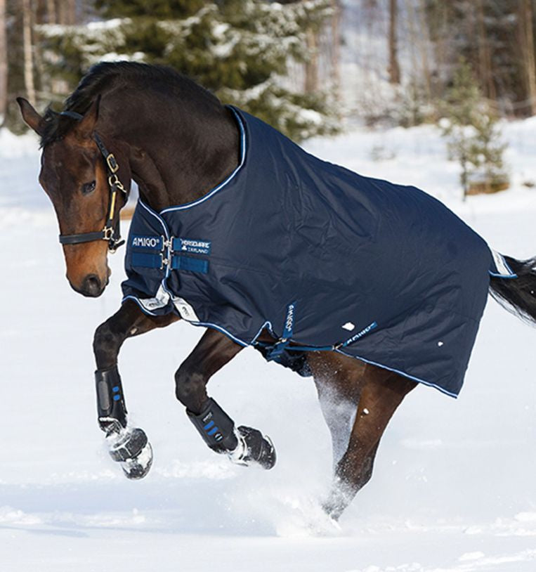 Horseware Amigo bravo 12 turnout lite 100 gram - Aríus Icehorse Line
