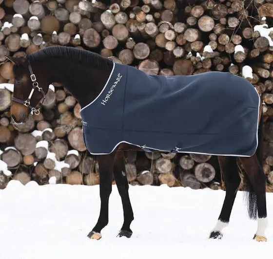Horseware Rambo Airmax cooler dækken blå - Aríus Icehorse Line