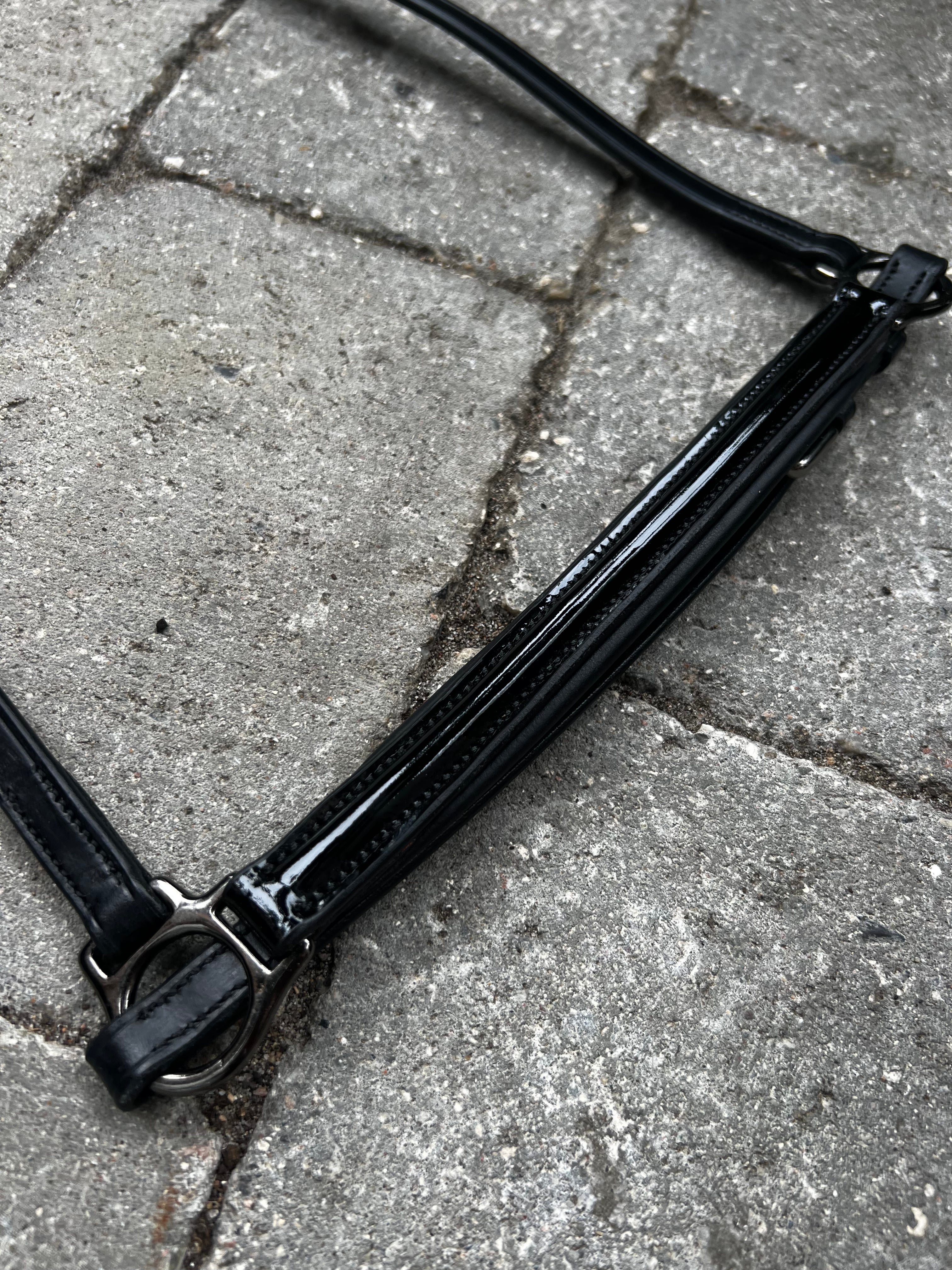 PH deluxe næsebånd hannoveransk shine Black - Aríus Icehorse Line