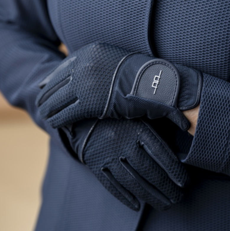 AA platinum ridehandske "motion lite mesh" blue - Aríus Icehorse Line