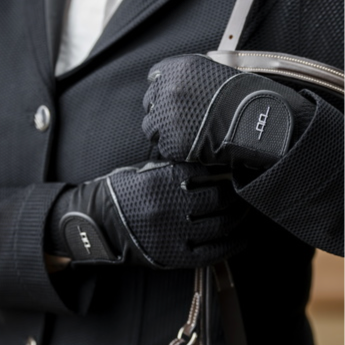 AA platinum ridehandske "motion lite mesh" black - Aríus Icehorse Line