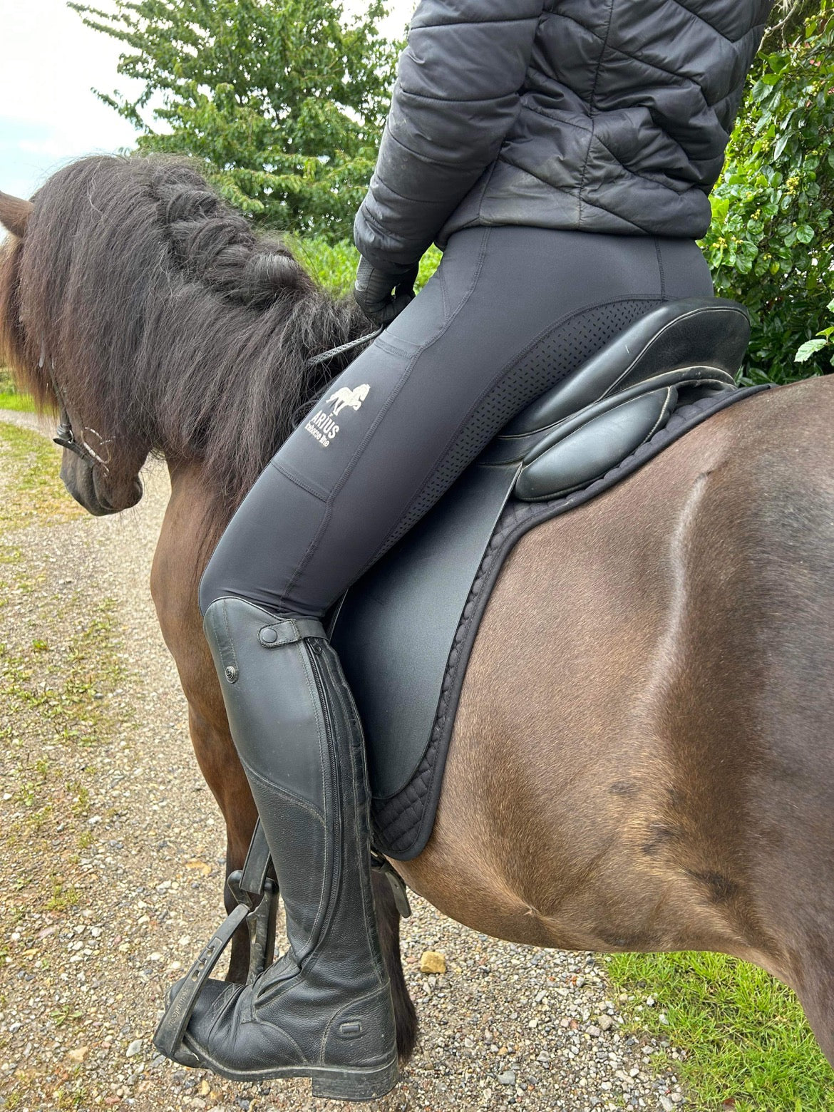 Aríus summertights ridebukser fullgrip - Aríus Icehorse Line