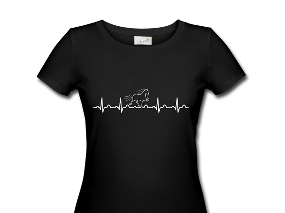 Lenida design t-shirt heartbeat - Aríus