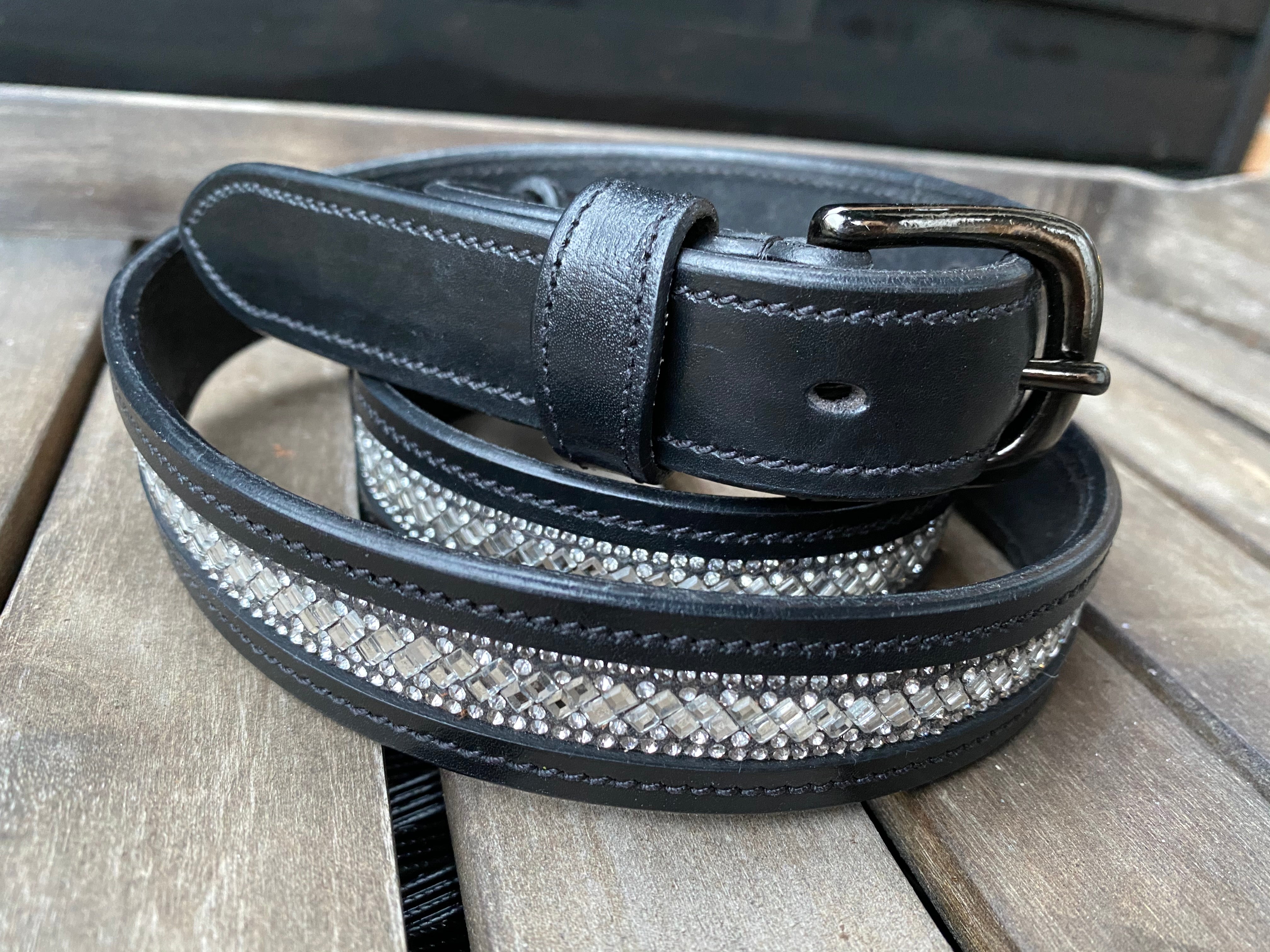 Aríus bælte med glitter swarovski - Aríus