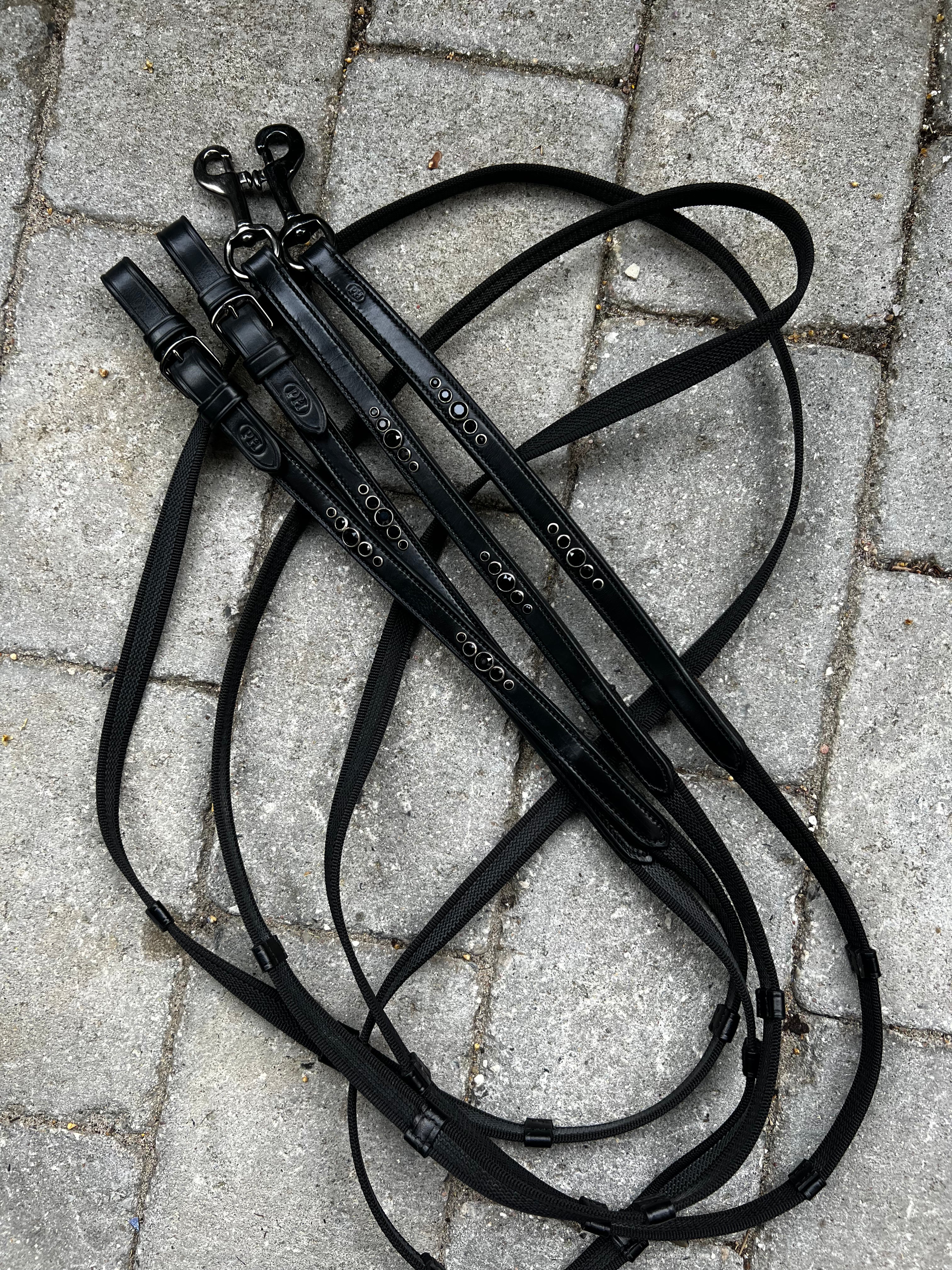 PH WEBTØJLE med stoppere “5 BLACK DIAMONDS" sort - Aríus Icehorse Line