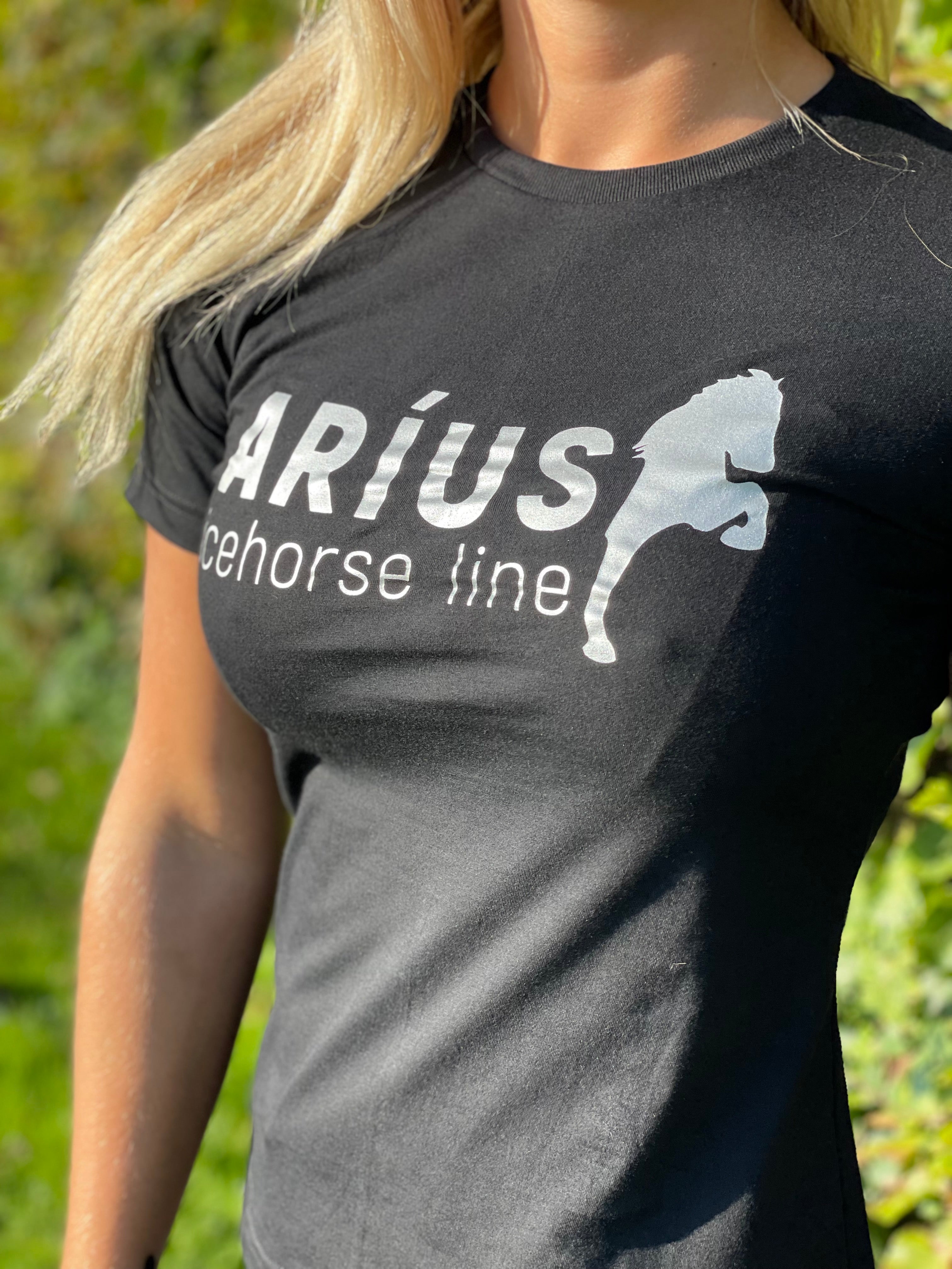 Aríus t-shirt kortærmet, logo front - Aríus