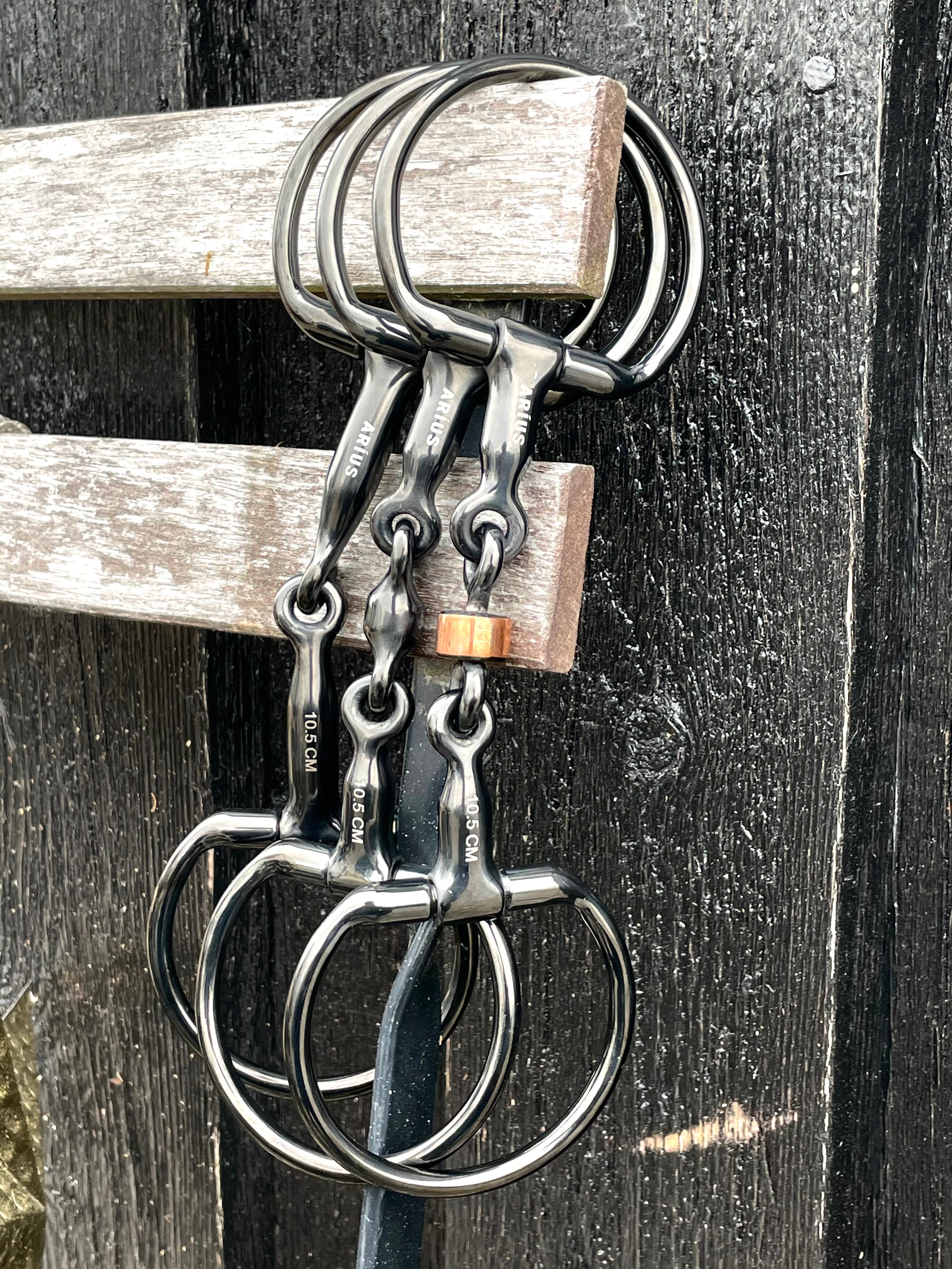 ARÍUS BLACK TITANIUM MUFFEBID 3 DELT MED KOBBERRULLE - Aríus
