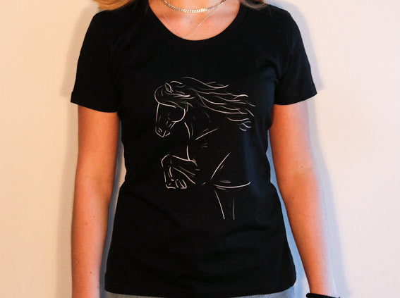 Lenida design t-shirt tölthest - Aríus